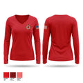 Kaukauna Professional Firefighters Local 1594 Women's Long Sleeve V-neck Shirt - 1
