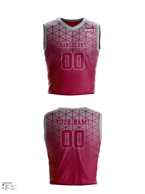 Mens Basketball Jersey, Hansberry College Prep Basketball, Men's Basketball, Teamtime, Team time, sublimation, custom sports apparel, team uniforms, spirit wear, spiritwear, sports uniforms, custom shirts, team store, custom team store, fundraiser sports, apparel fundraiser