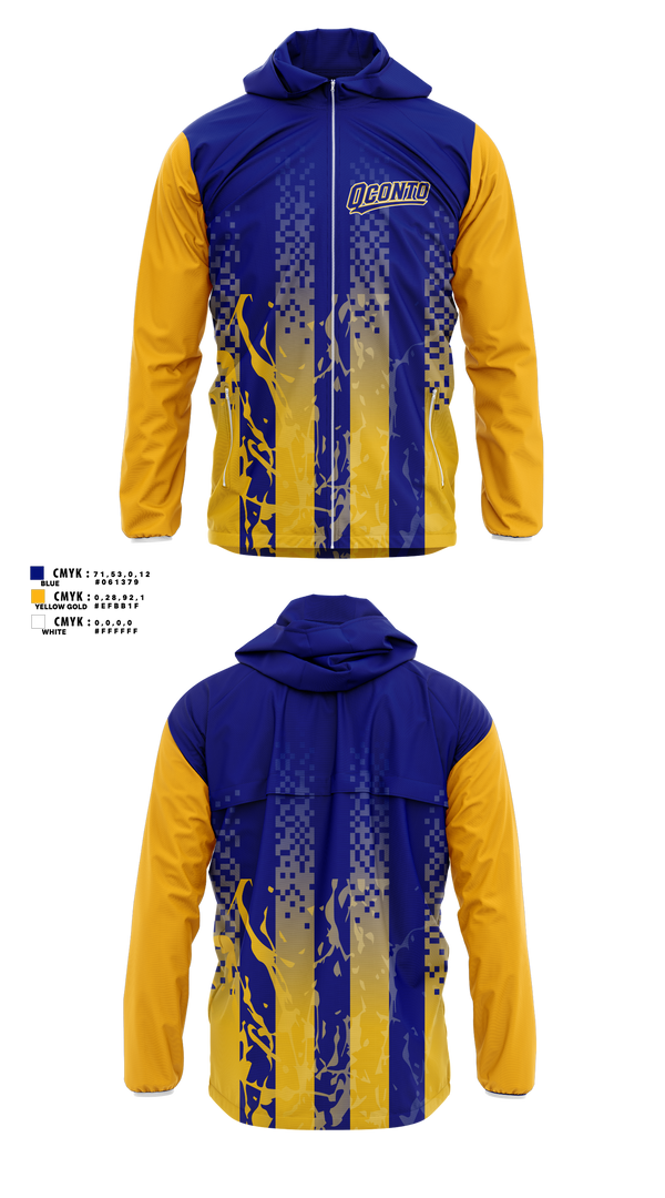 Windbreaker, Oconto Baseball, Baseball, Teamtime, Team time, sublimation, custom sports apparel, team uniforms, spirit wear, spiritwear, sports uniforms, custom shirts, team store, custom team store, fundraiser sports, apparel fundraiser