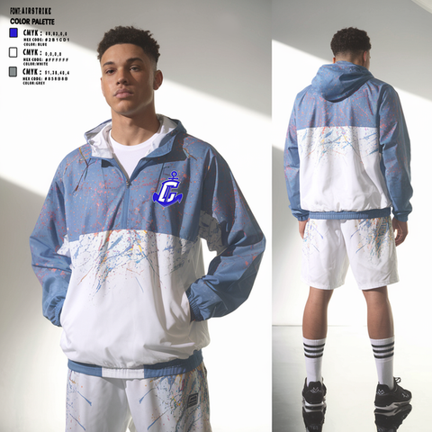 Windbreaker, Cumberland Jr. Clippers Football & Cheer, , Teamtime, Team time, sublimation, custom sports apparel, team uniforms, spirit wear, spiritwear, sports uniforms, custom shirts, team store, custom team store, fundraiser sports, apparel fundraiser