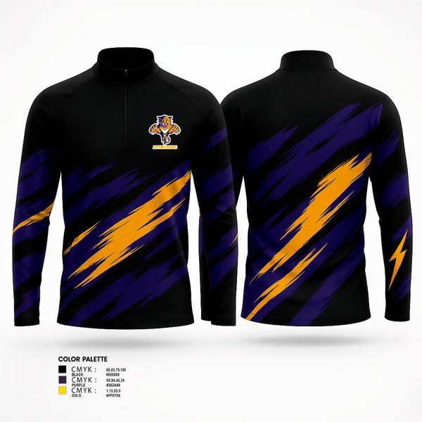 Quarter Zip Jacket, Affton Cougars, Wrestling, Teamtime, Team time, sublimation, custom sports apparel, team uniforms, spirit wear, spiritwear, sports uniforms, custom shirts, team store, custom team store, fundraiser sports, apparel fundraiser