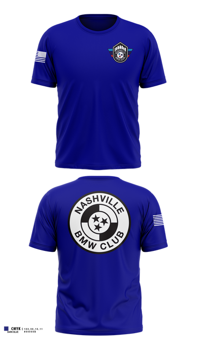 BMW Club of Nashville 77939303 Short Sleeve Performance Shirt - 2