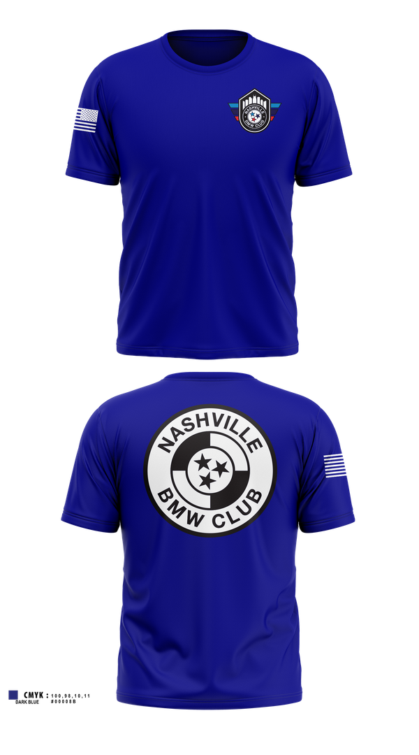 BMW Club of Nashville 77939303 Old School Cotton Feel Shirt - 2 (1)