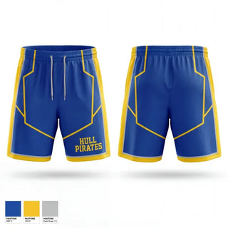Athletic Shorts With Pockets, Hull Pirates, Spirit Store, Teamtime, Team time, sublimation, custom sports apparel, team uniforms, spirit wear, spiritwear, sports uniforms, custom shirts, team store, custom team store, fundraiser sports, apparel fundraiser