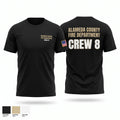 Alameda County Fire Department Crew 8 Old School Cotton Feel Shirt - 1