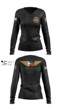 Air Med 5 Women's Long Sleeve V-neck Shirt - 100