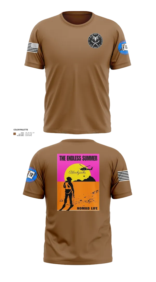 Old School Cotton Feel Shirt, A co 2-4GSAB, Army, Teamtime, Team time, sublimation, custom sports apparel, team uniforms, spirit wear, spiritwear, sports uniforms, custom shirts, team store, custom team store, fundraiser sports, apparel fundraiser