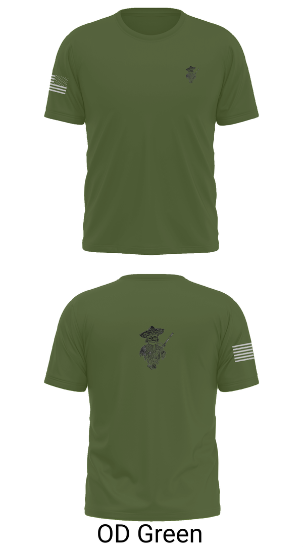Old School Cotton Feel Shirt, 1/23 Scout Sniper Platoon, , Teamtime, Team time, sublimation, custom sports apparel, team uniforms, spirit wear, spiritwear, sports uniforms, custom shirts, team store, custom team store, fundraiser sports, apparel fundraiser