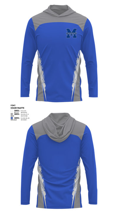 Midview Middies Long Sleeve Hooded Sun Shirt - 1