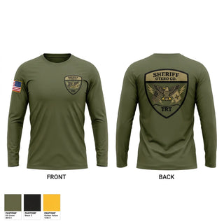 Long Sleeve Performance Shirt, Otero County Sheriff’s Office SRT, Police, Teamtime, Team time, sublimation, custom sports apparel, team uniforms, spirit wear, spiritwear, sports uniforms, custom shirts, team store, custom team store, fundraiser sports, apparel fundraiser