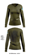 380th Security Police Squadron 85446587 Women's Long Sleeve V-neck Shirt - 103