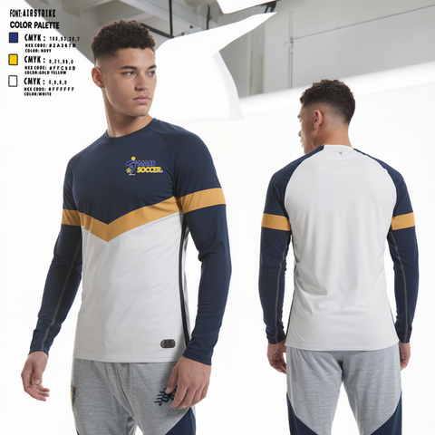 Long Sleeve Performance Shirt, Mass Soccer, Men's Soccer, Teamtime, Team time, sublimation, custom sports apparel, team uniforms, spirit wear, spiritwear, sports uniforms, custom shirts, team store, custom team store, fundraiser sports, apparel fundraiser