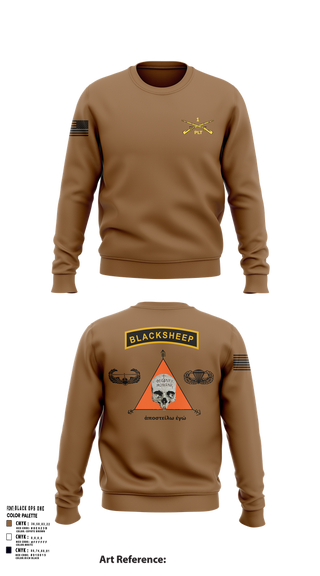 Crew Neck Sweatshirt, 1st PLT B Co 1-173IN, , Teamtime, Team time, sublimation, custom sports apparel, team uniforms, spirit wear, spiritwear, sports uniforms, custom shirts, team store, custom team store, fundraiser sports, apparel fundraiser