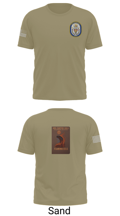 Uss Carter Hall 96042318 Old School Cotton Feel Shirt - 86