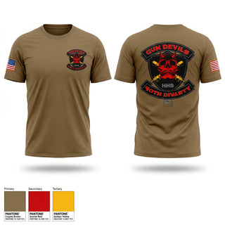 Old School Cotton Feel Shirt, HHB 40th Division Artillery, National Guard, Teamtime, Team time, sublimation, custom sports apparel, team uniforms, spirit wear, spiritwear, sports uniforms, custom shirts, team store, custom team store, fundraiser sports, apparel fundraiser