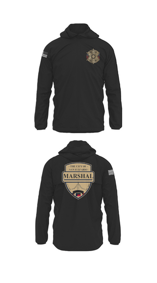 Windbreaker, San Elizario Marshal’s Office, Police, Teamtime, Team time, sublimation, custom sports apparel, team uniforms, spirit wear, spiritwear, sports uniforms, custom shirts, team store, custom team store, fundraiser sports, apparel fundraiser