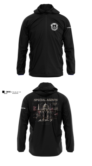 Windbreaker without hood, ATP-7, Police, Teamtime, Team time, sublimation, custom sports apparel, team uniforms, spirit wear, spiritwear, sports uniforms, custom shirts, team store, custom team store, fundraiser sports, apparel fundraiser