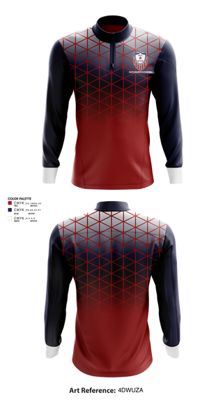 Quarter Zip Jacket, Connecticut Basketball Conference, Men's Basketball, Teamtime, Team time, sublimation, custom sports apparel, team uniforms, spirit wear, spiritwear, sports uniforms, custom shirts, team store, custom team store, fundraiser sports, apparel fundraiser