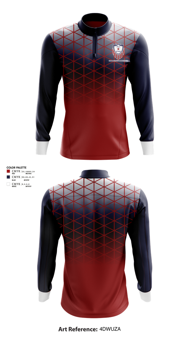 Quarter Zip Jacket, Connecticut Basketball Conference, Men's Basketball, Teamtime, Team time, sublimation, custom sports apparel, team uniforms, spirit wear, spiritwear, sports uniforms, custom shirts, team store, custom team store, fundraiser sports, apparel fundraiser