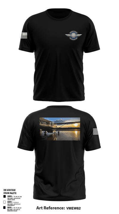 Modesto Police Department Air Support Unit 72124491 Short Sleeve Performance Shirt - 1