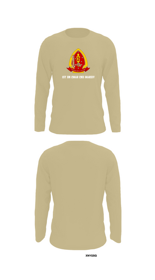 Long Sleeve Performance Shirt, 1st Bn 2mar 2nd MarDiv, , Teamtime, Team time, sublimation, custom sports apparel, team uniforms, spirit wear, spiritwear, sports uniforms, custom shirts, team store, custom team store, fundraiser sports, apparel fundraiser