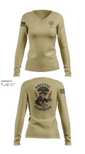 301 76362745 Women's Long Sleeve V-neck Shirt - 24