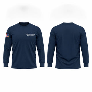 Long Sleeve Performance Shirt, Duncan Police Department, Police, Teamtime, Team time, sublimation, custom sports apparel, team uniforms, spirit wear, spiritwear, sports uniforms, custom shirts, team store, custom team store, fundraiser sports, apparel fundraiser