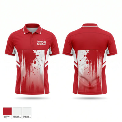 legends baseball Short Sleeve Performance Polo - 1