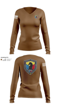 Command Post Modernization 61548186 Women's Long Sleeve V-neck Shirt - 21
