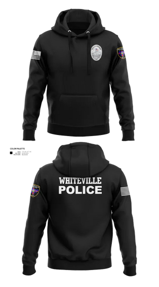 Hoodie, Whiteville Police Department, Police, Teamtime, Team time, sublimation, custom sports apparel, team uniforms, spirit wear, spiritwear, sports uniforms, custom shirts, team store, custom team store, fundraiser sports, apparel fundraiser