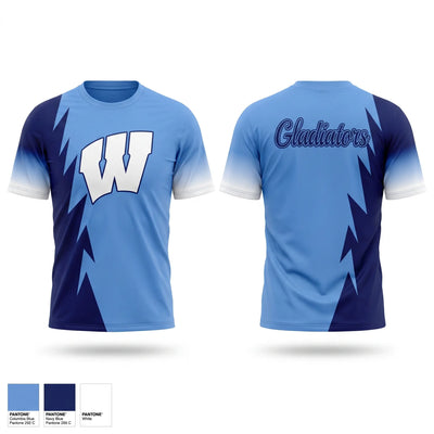 Widefield Gladiators Short Sleeve Performance Shirt - 2