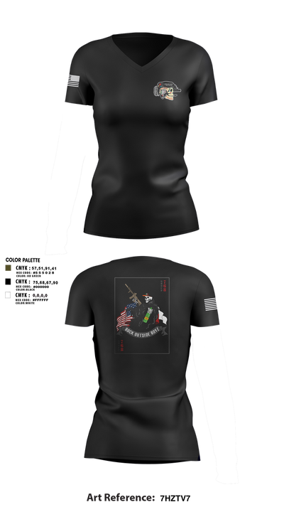 Human Smuggling 75508558 Women's Short Sleeve V-neck Shirt - 3