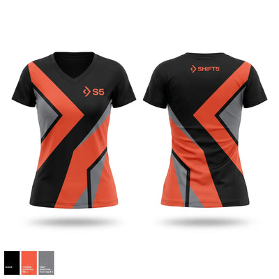 Shift5 Women's Short Sleeve V-neck Shirt - 1