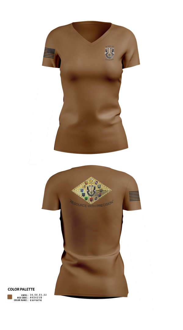 Womens Short Sleeve Vneck Shirt, 1SFC Comptroller, Army, Teamtime, Team time, sublimation, custom sports apparel, team uniforms, spirit wear, spiritwear, sports uniforms, custom shirts, team store, custom team store, fundraiser sports, apparel fundraiser