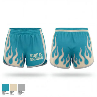 Womens Shorts, Nine is Enough, Bowling, Teamtime, Team time, sublimation, custom sports apparel, team uniforms, spirit wear, spiritwear, sports uniforms, custom shirts, team store, custom team store, fundraiser sports, apparel fundraiser