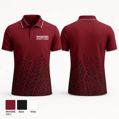 Warriors dynasty cheer 64644482 Short Sleeve Performance Polo - 1