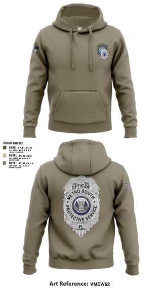 Hoodie, METRO SOUTH PROTECTIVE SERVICE, , Teamtime, Team time, sublimation, custom sports apparel, team uniforms, spirit wear, spiritwear, sports uniforms, custom shirts, team store, custom team store, fundraiser sports, apparel fundraiser