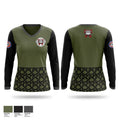 Bulldogs Women's Long Sleeve V-neck Shirt - 1