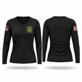 West Bridgewater Police Department Women's Long Sleeve V-neck Shirt - 1