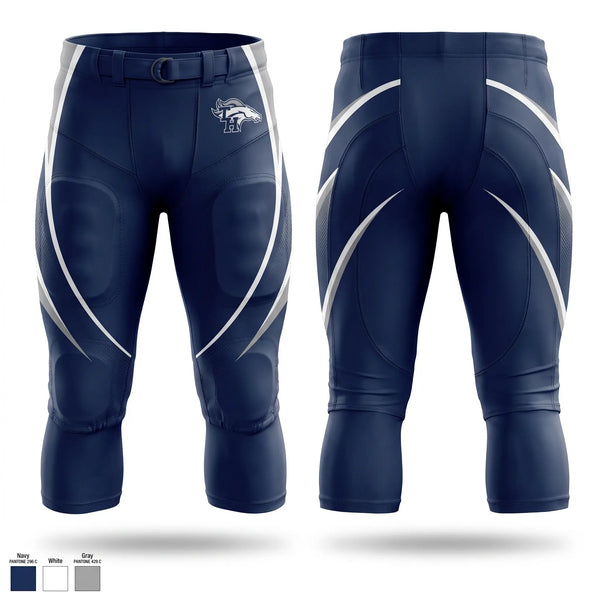 Football Pants, Mustangs, , Teamtime, Team time, sublimation, custom sports apparel, team uniforms, spirit wear, spiritwear, sports uniforms, custom shirts, team store, custom team store, fundraiser sports, apparel fundraiser
