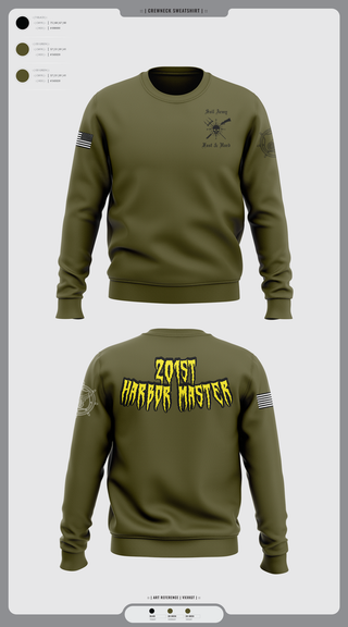 Crew Neck Sweatshirt, , Army, Teamtime, Team time, sublimation, custom sports apparel, team uniforms, spirit wear, spiritwear, sports uniforms, custom shirts, team store, custom team store, fundraiser sports, apparel fundraiser