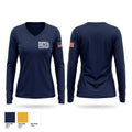 Norwell Police Department Women's Long Sleeve V-neck Shirt - 1