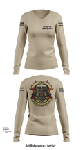 NCCM 21796707 Women's Long Sleeve V-neck Shirt - 103