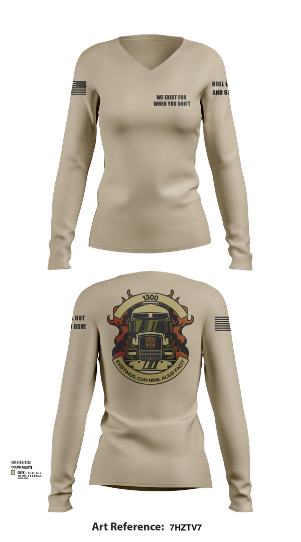 Womens Long Sleeve Vneck Shirt, NCCM, Air Force, Teamtime, Team time, sublimation, custom sports apparel, team uniforms, spirit wear, spiritwear, sports uniforms, custom shirts, team store, custom team store, fundraiser sports, apparel fundraiser