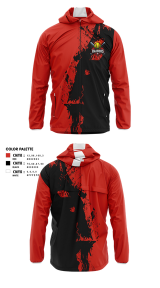 Windbreaker, Raiders, Softball, Teamtime, Team time, sublimation, custom sports apparel, team uniforms, spirit wear, spiritwear, sports uniforms, custom shirts, team store, custom team store, fundraiser sports, apparel fundraiser