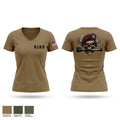 3-4 adar Women's Short Sleeve V-neck Shirt - 1