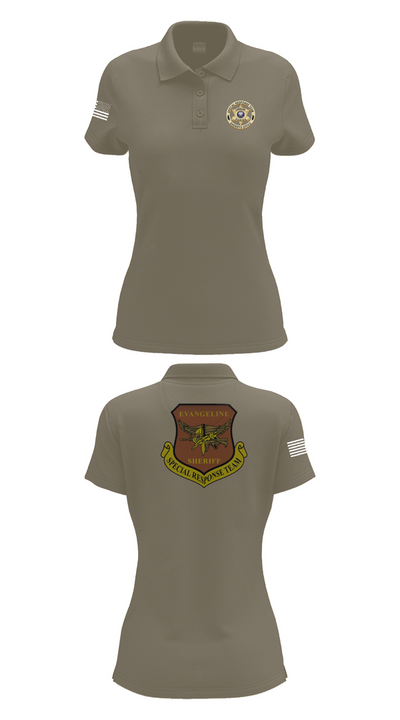 Evangeline Parish Sheriffs Office S.R.T Women's Short Sleeve Performance Polo  - 71