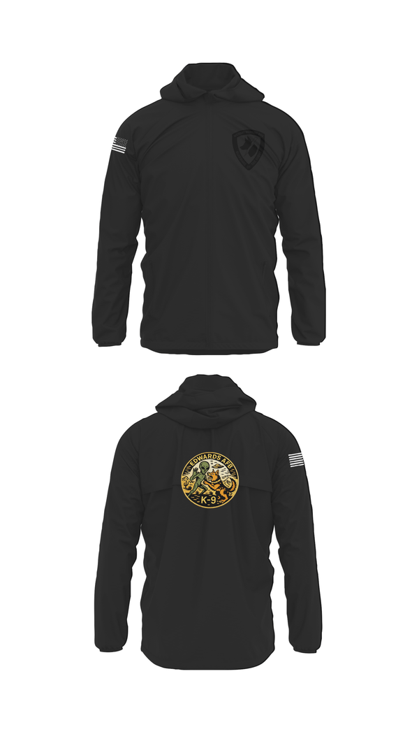 Windbreaker, 412th Military Working Dog, Air Force, Teamtime, Team time, sublimation, custom sports apparel, team uniforms, spirit wear, spiritwear, sports uniforms, custom shirts, team store, custom team store, fundraiser sports, apparel fundraiser