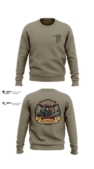 Crew Neck Sweatshirt, Tomball Wildland, , Teamtime, Team time, sublimation, custom sports apparel, team uniforms, spirit wear, spiritwear, sports uniforms, custom shirts, team store, custom team store, fundraiser sports, apparel fundraiser