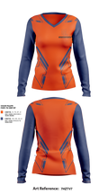 Mountain Lakes Volleyball 60311357 Women's Long Sleeve V-neck Shirt - 1